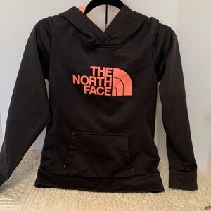 The North Face Black and Orange Hoodie